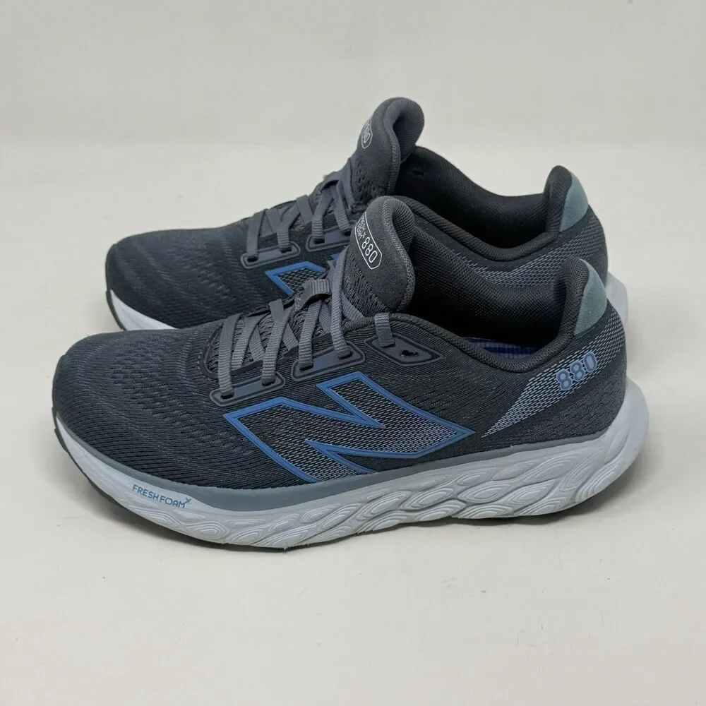 New Balance Fresh Foam 880v14 Sneakers Womens 8 M Gray Quarry Blue Running Shoes